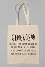 Bolsa GENEROS@ - Motquo