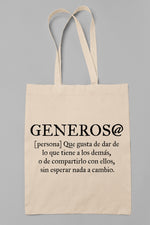 Bolsa GENEROS@ - Motquo