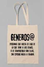 Bolsa GENEROS@ - Motquo