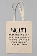 Bolsa PACIENTE - Motquo