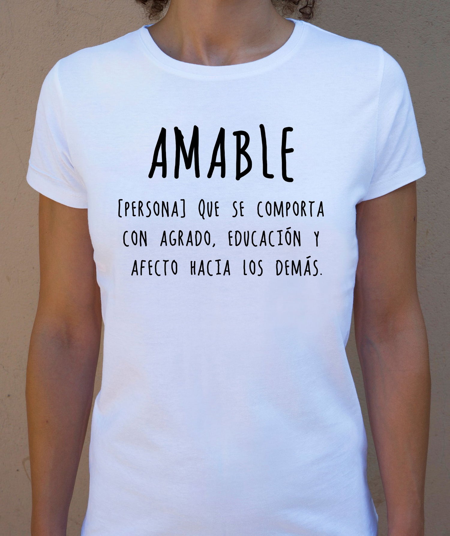 Camiseta AMABLE ♀ - Motquo