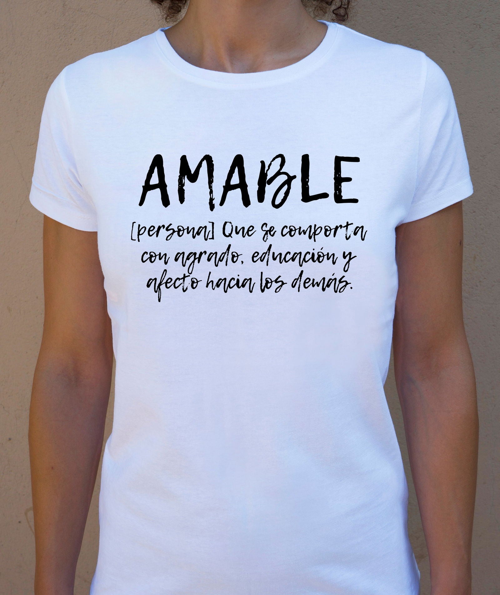 Camiseta AMABLE ♀ - Motquo