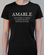 Camiseta AMABLE ♀ - Motquo