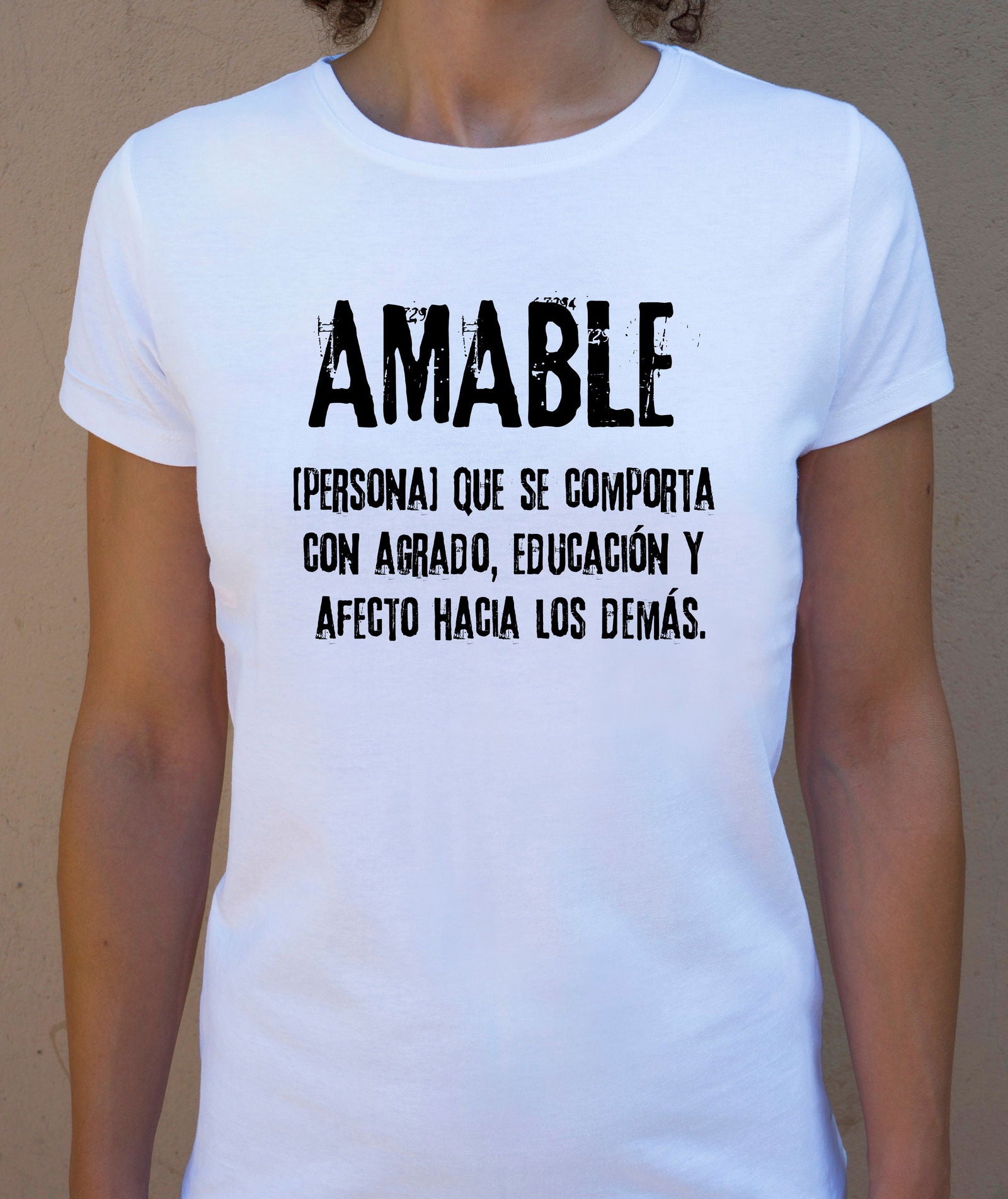 Camiseta AMABLE ♀ - Motquo