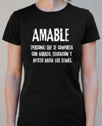 Camiseta AMABLE ♀ - Motquo