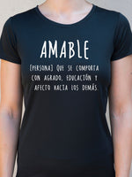 Camiseta AMABLE ♀ sport - Motquo