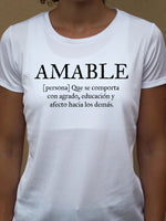 Camiseta AMABLE ♀ sport - Motquo