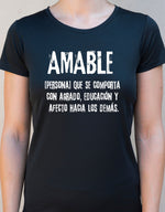 Camiseta AMABLE ♀ sport - Motquo