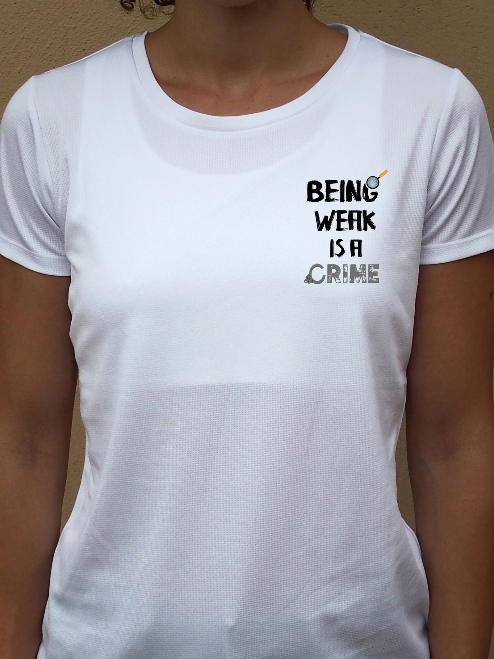 Camiseta "Crime" ♀ sport - Motquo