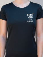 Camiseta "Crime" ♀ sport - Motquo