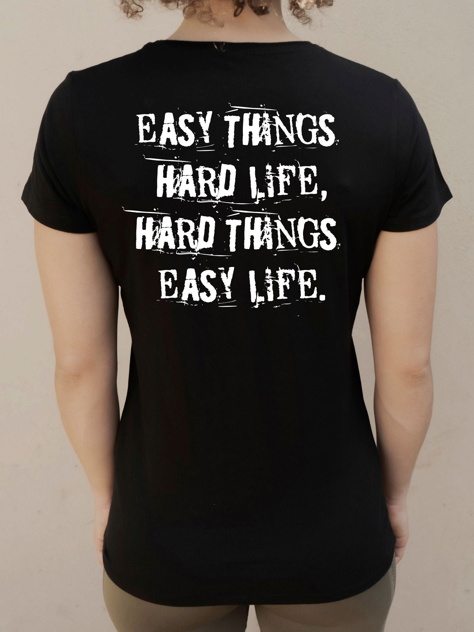 Camiseta "Easy Things" ♀ - Motquo