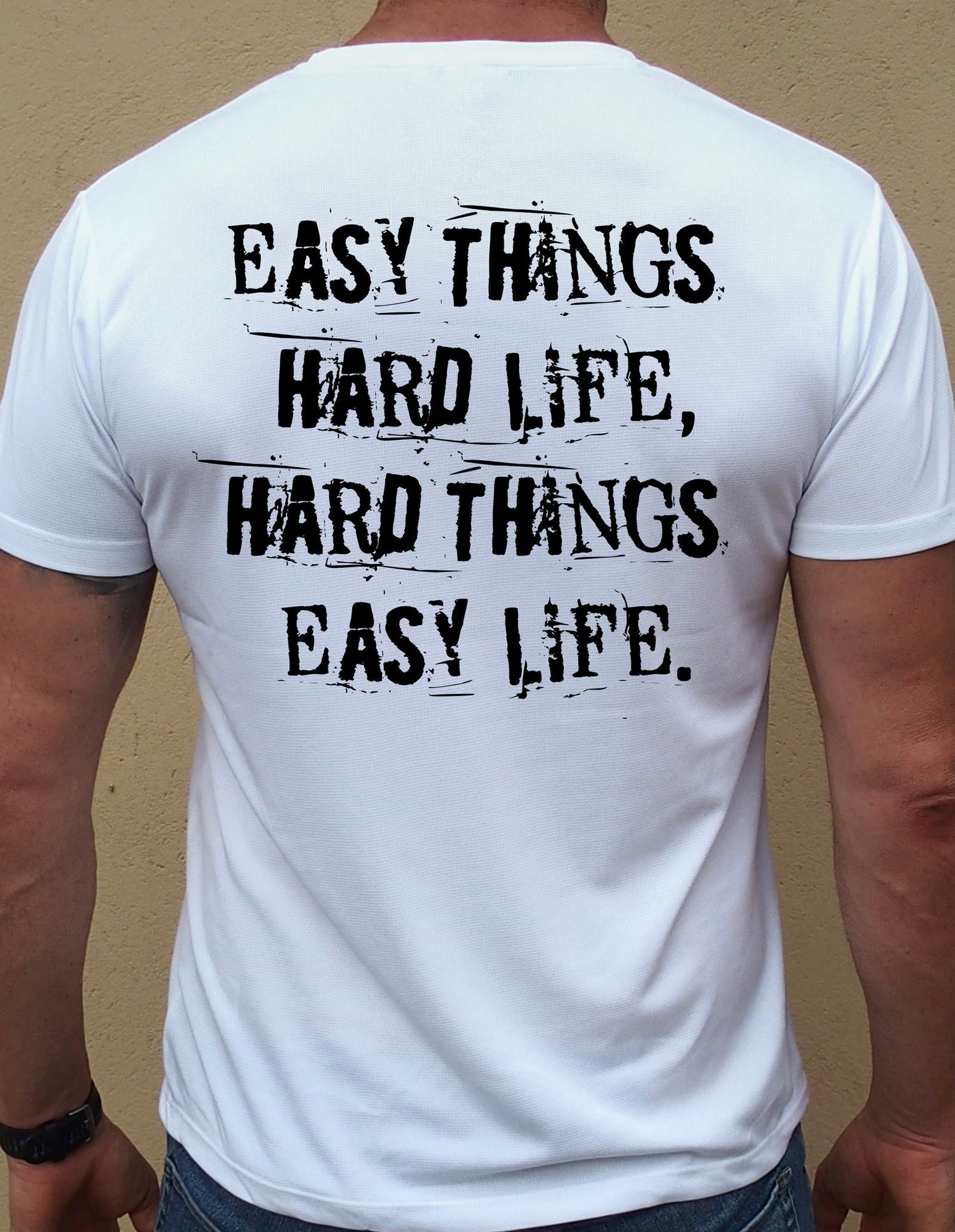 Camiseta "Easy things" sport - Motquo