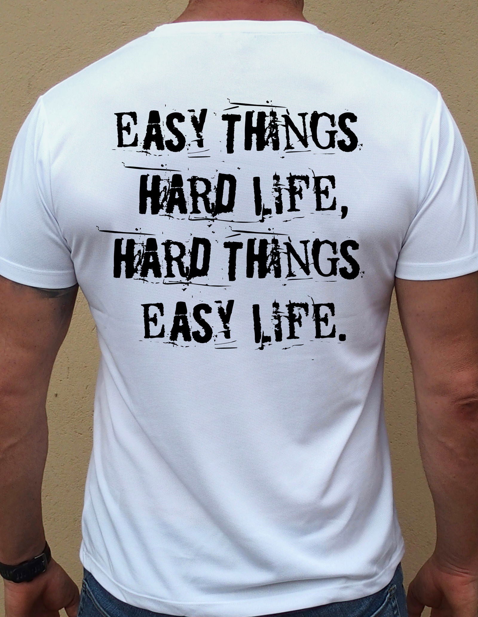 Camiseta "Easy things" sport - Motquo