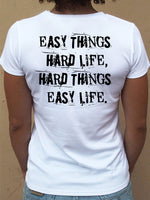 Camiseta "Easy things" ♀ sport - Motquo