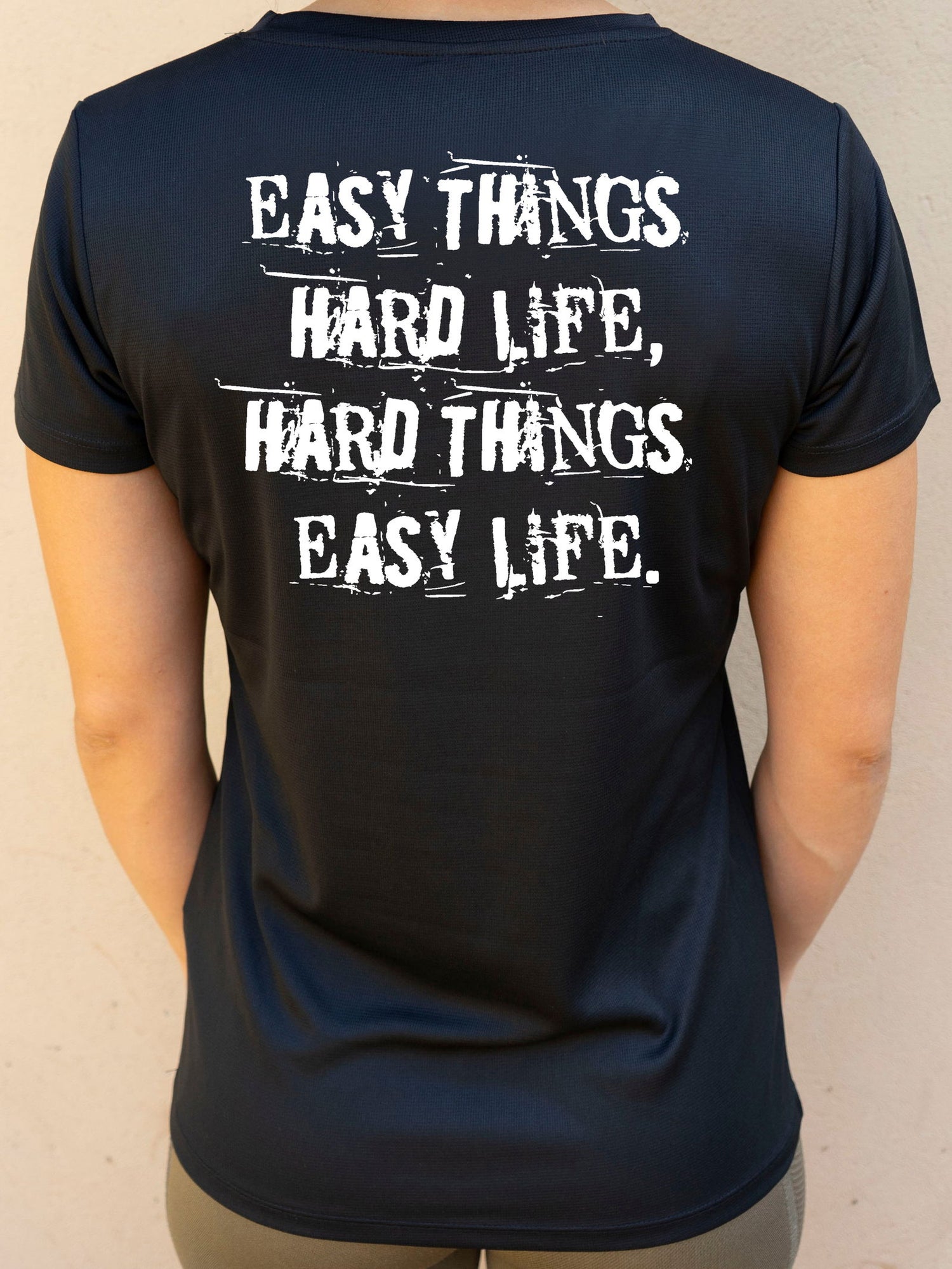 Camiseta "Easy things" ♀ sport - Motquo