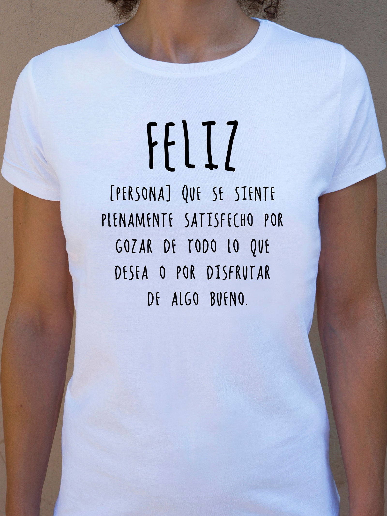 Camiseta FELIZ ♀ - Motquo