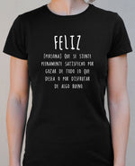 Camiseta FELIZ ♀ - Motquo