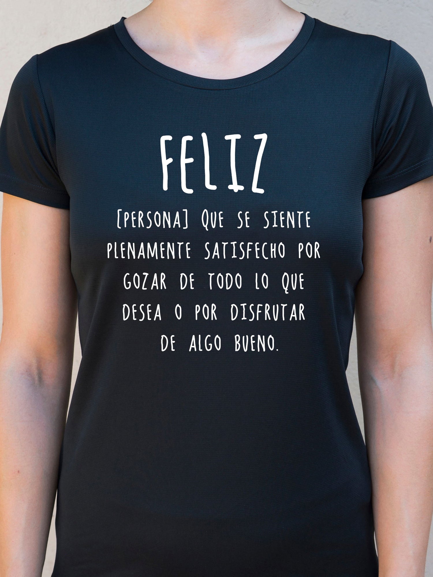 Camiseta FELIZ ♀ sport - Motquo