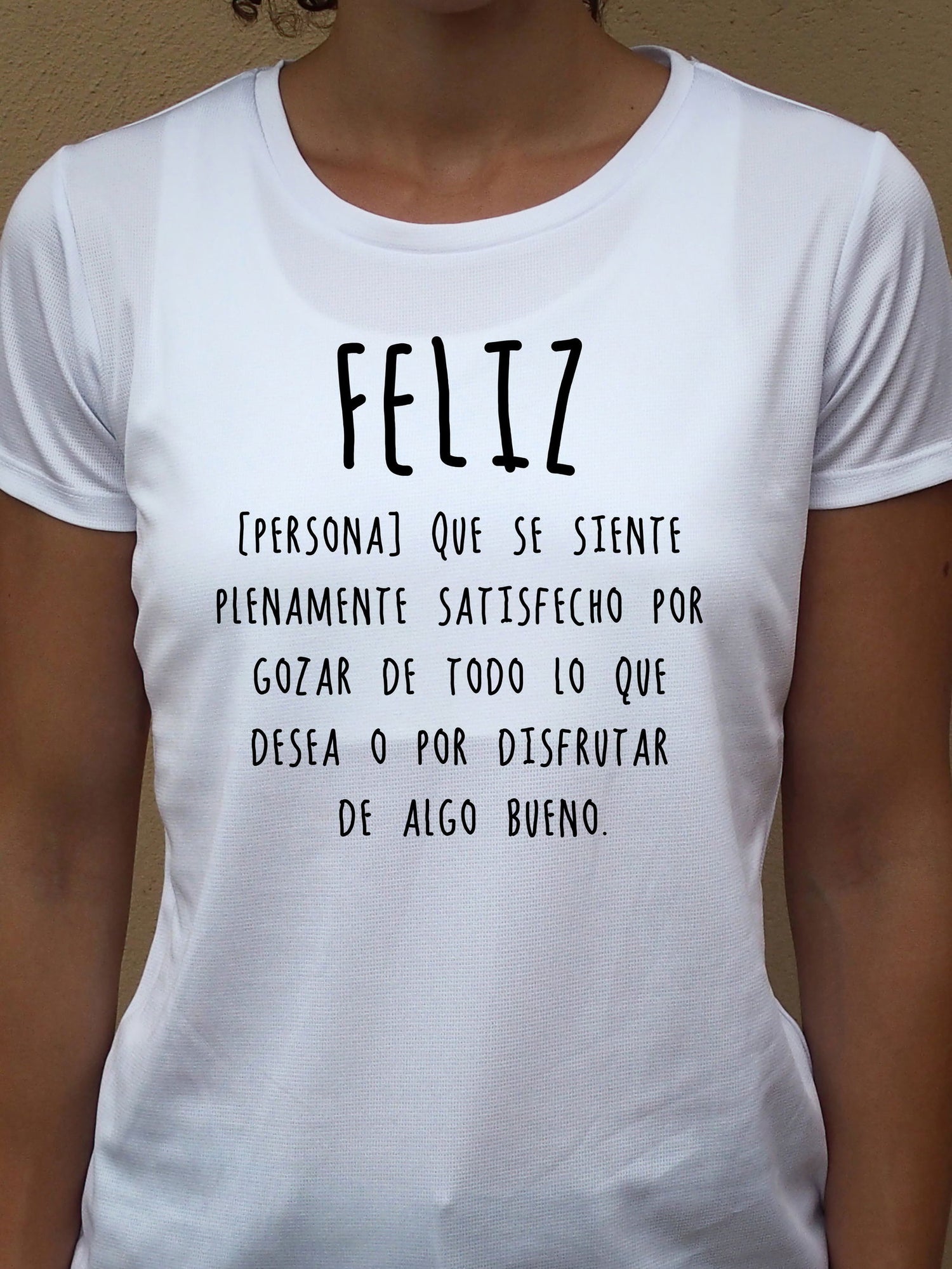 Camiseta FELIZ ♀ sport - Motquo