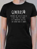 Camiseta GENEROS@ ♀ - Motquo