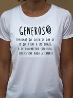 Camiseta GENEROS@ ♀ sport - Motquo