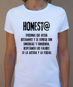 Camiseta HONEST@ ♀ - Motquo