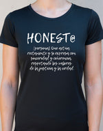 Camiseta HONEST@ ♀ sport - Motquo