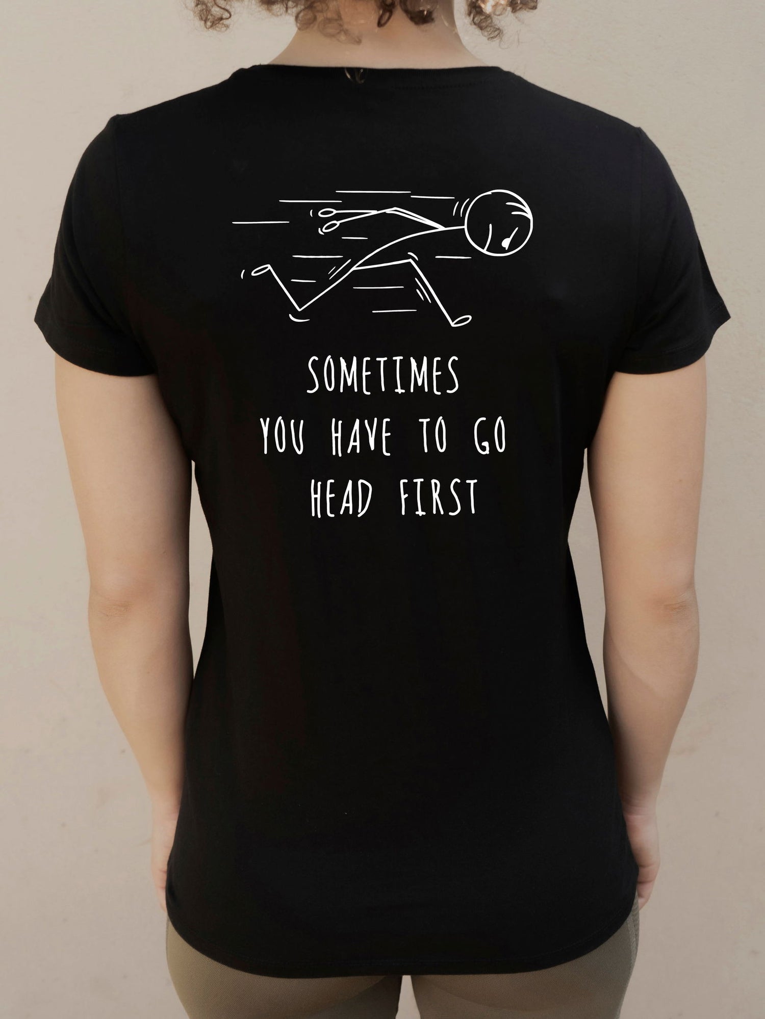 Camiseta "Head First" ♀ - Motquo