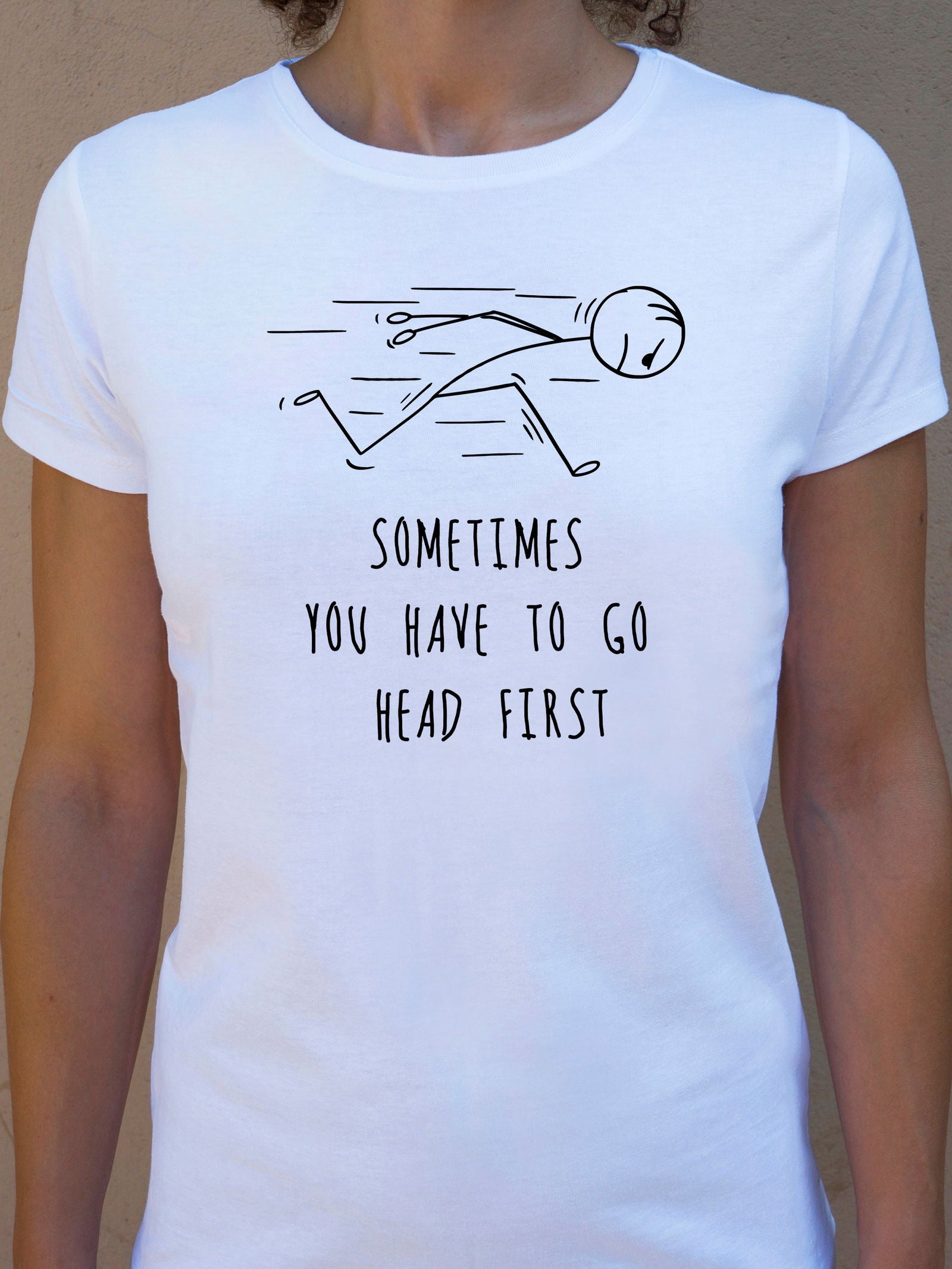 Camiseta "Head First" ♀ - Motquo