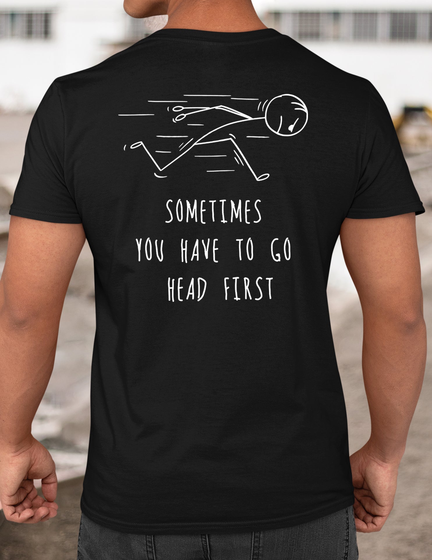 Camiseta "Head first" - Motquo