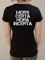 Camiseta "Mors certa" ♀ - Motquo