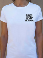 Camiseta "Mors certa" ♀ - Motquo