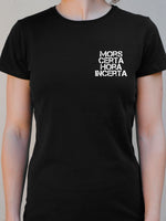 Camiseta "Mors certa" ♀ - Motquo