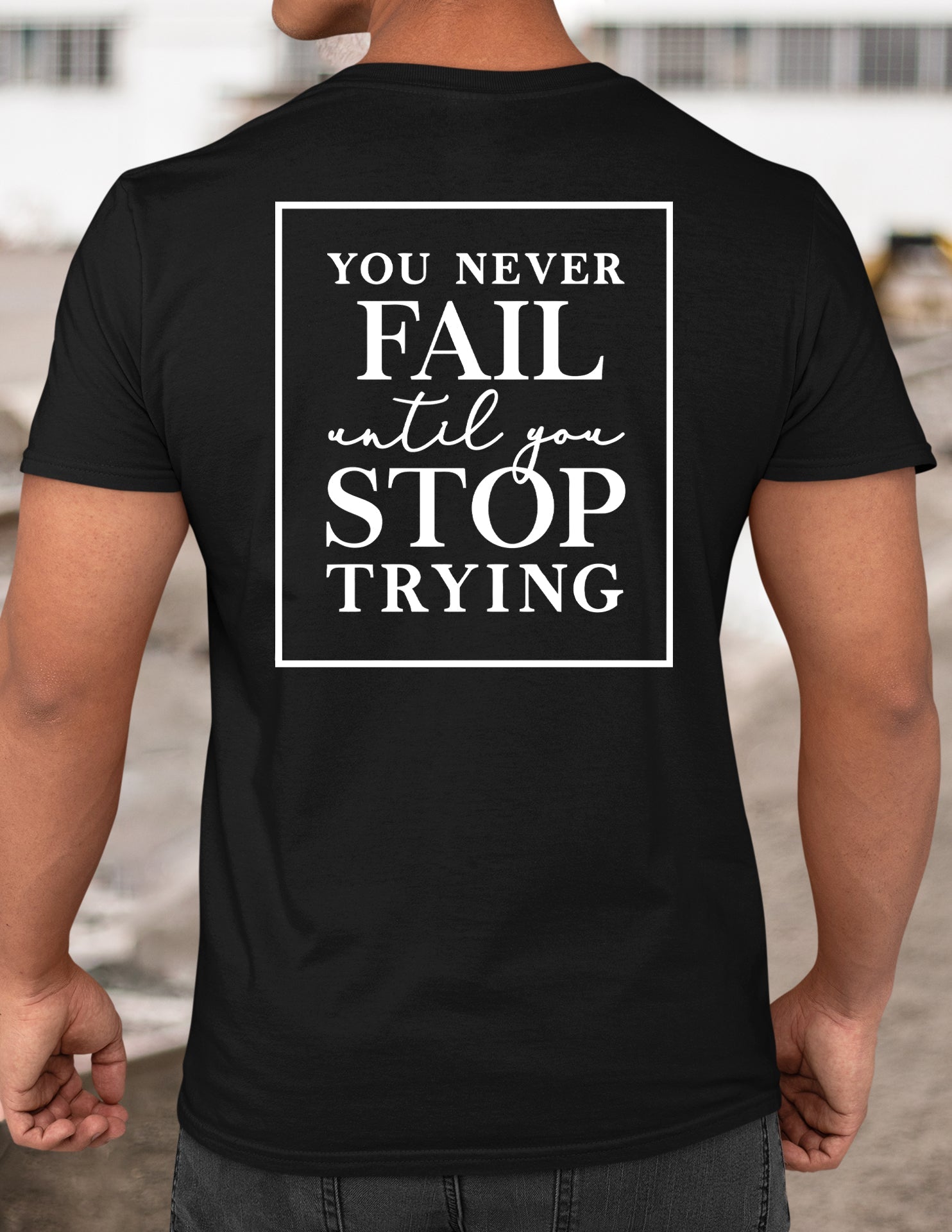 Camiseta "Never fail" - Motquo