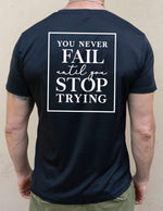 Camiseta "Never fail" sport - Motquo