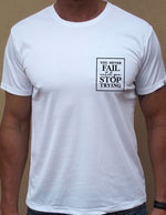 Camiseta "Never fail" sport - Motquo