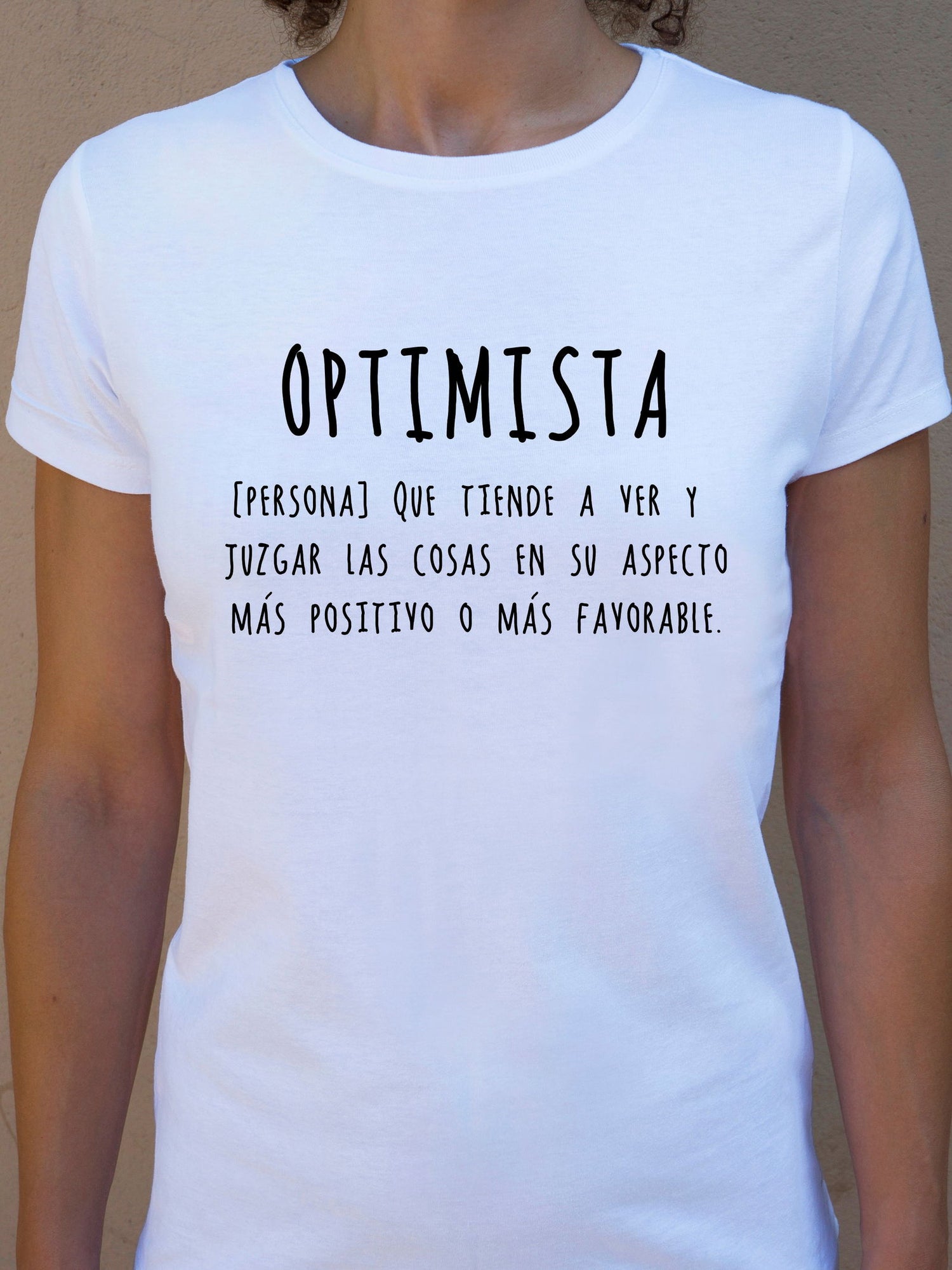 Camiseta OPTIMISTA ♀ - Motquo