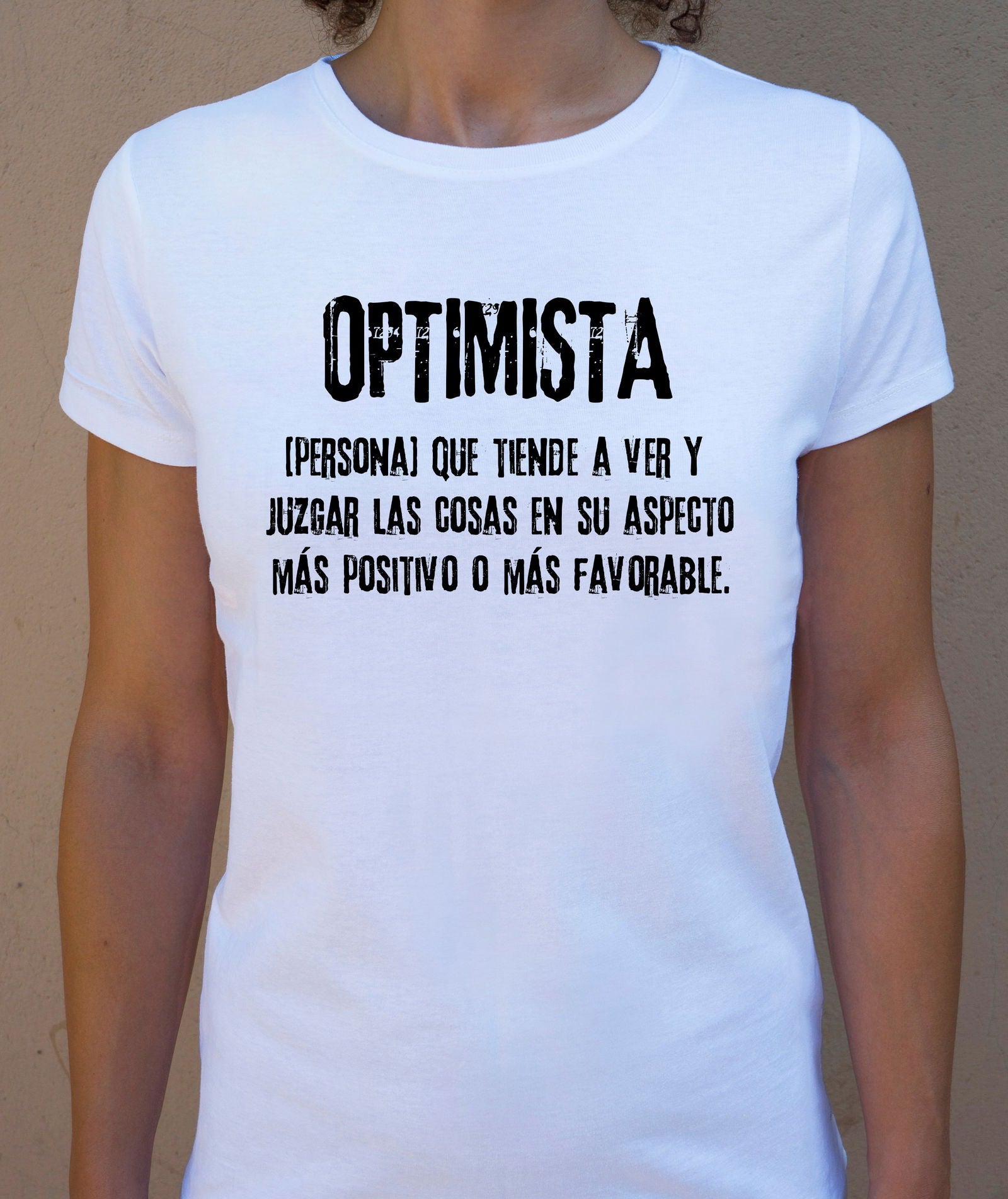 Camiseta OPTIMISTA ♀ - Motquo