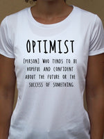 Camiseta OPTIMISTA ♀ sport - Motquo