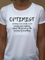 Camiseta OPTIMISTA ♀ sport - Motquo