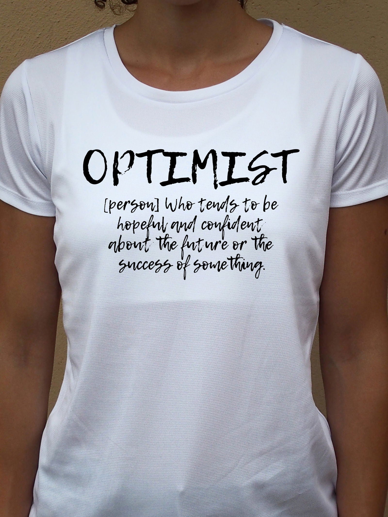 Camiseta OPTIMISTA ♀ sport - Motquo