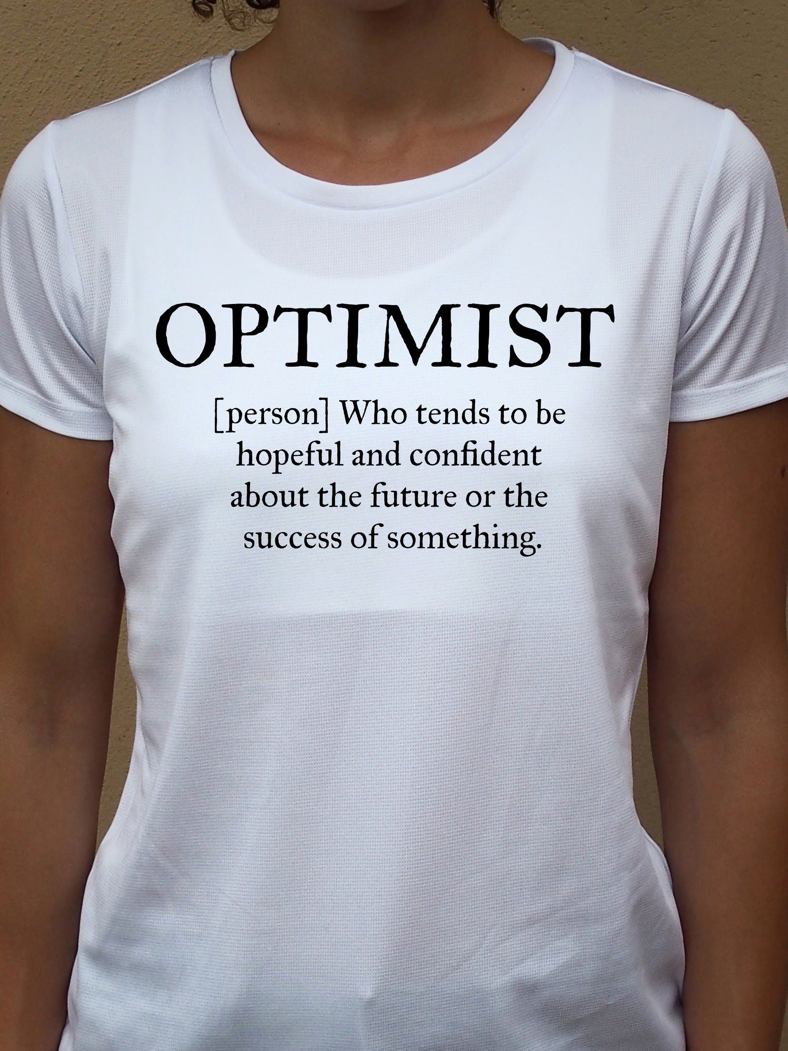 Camiseta OPTIMISTA ♀ sport - Motquo