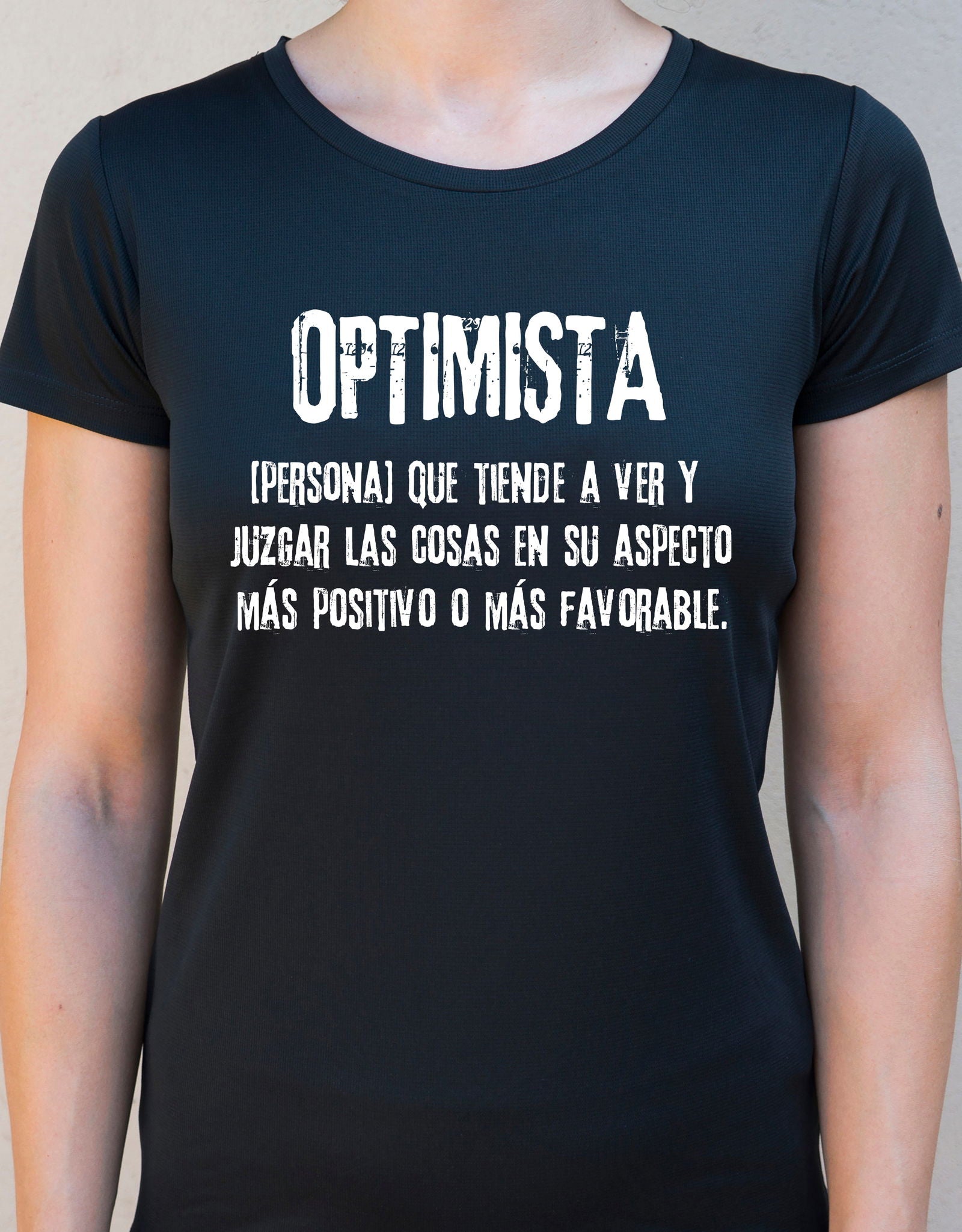 Camiseta OPTIMISTA ♀ sport - Motquo