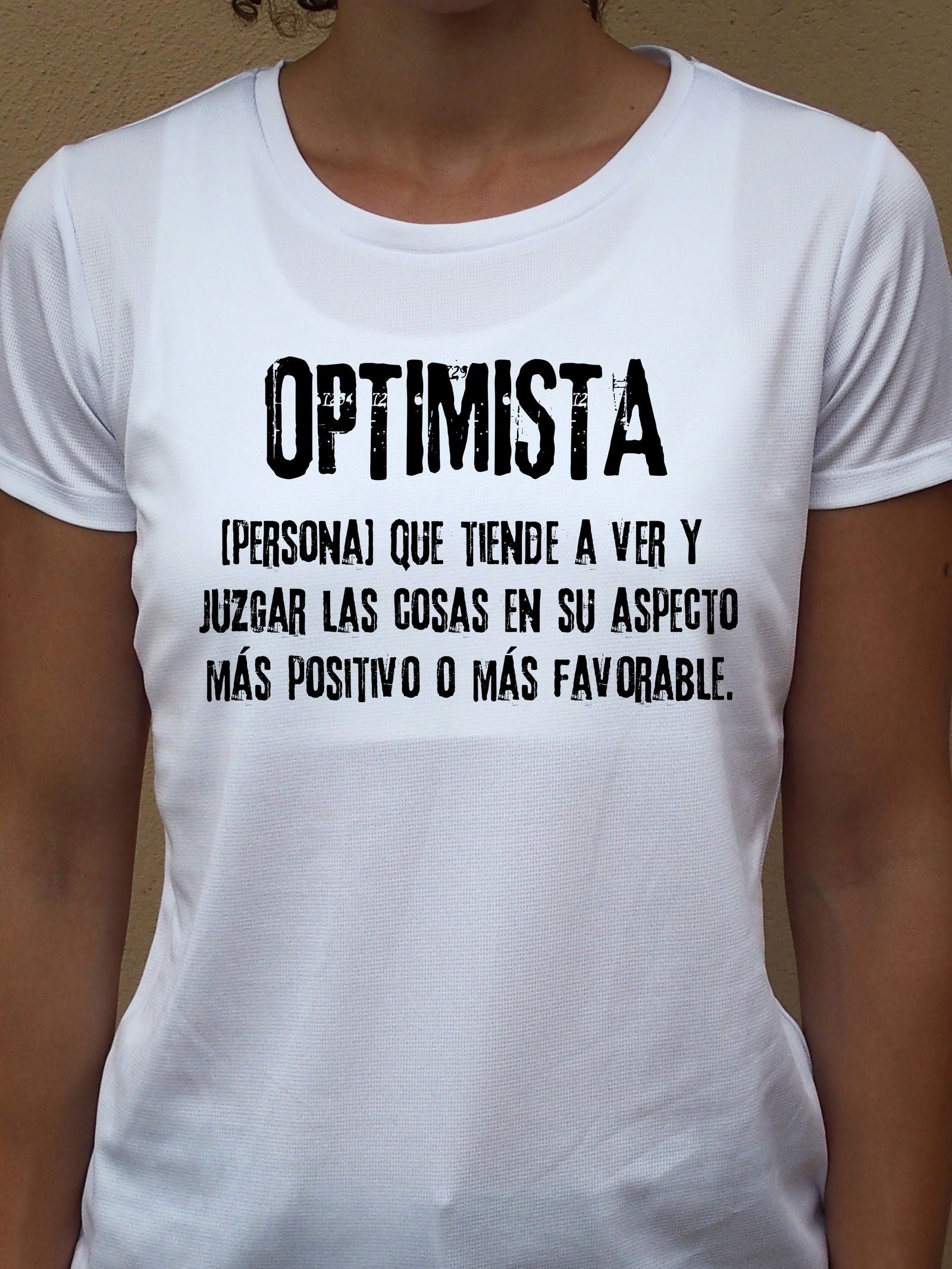 Camiseta OPTIMISTA ♀ sport - Motquo