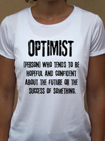 Camiseta OPTIMISTA ♀ sport - Motquo