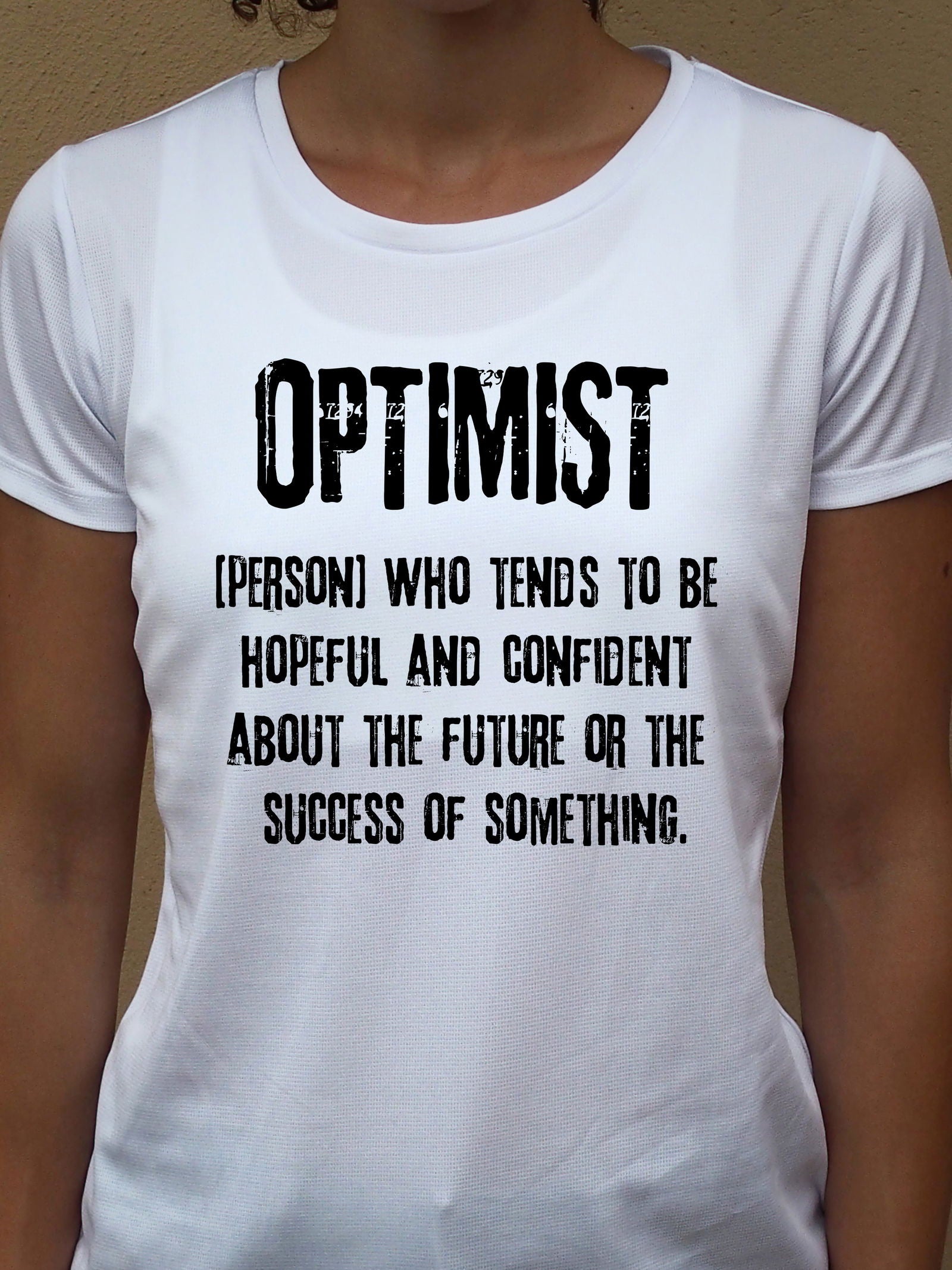 Camiseta OPTIMISTA ♀ sport - Motquo