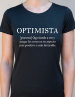 Camiseta OPTIMISTA ♀ sport - Motquo