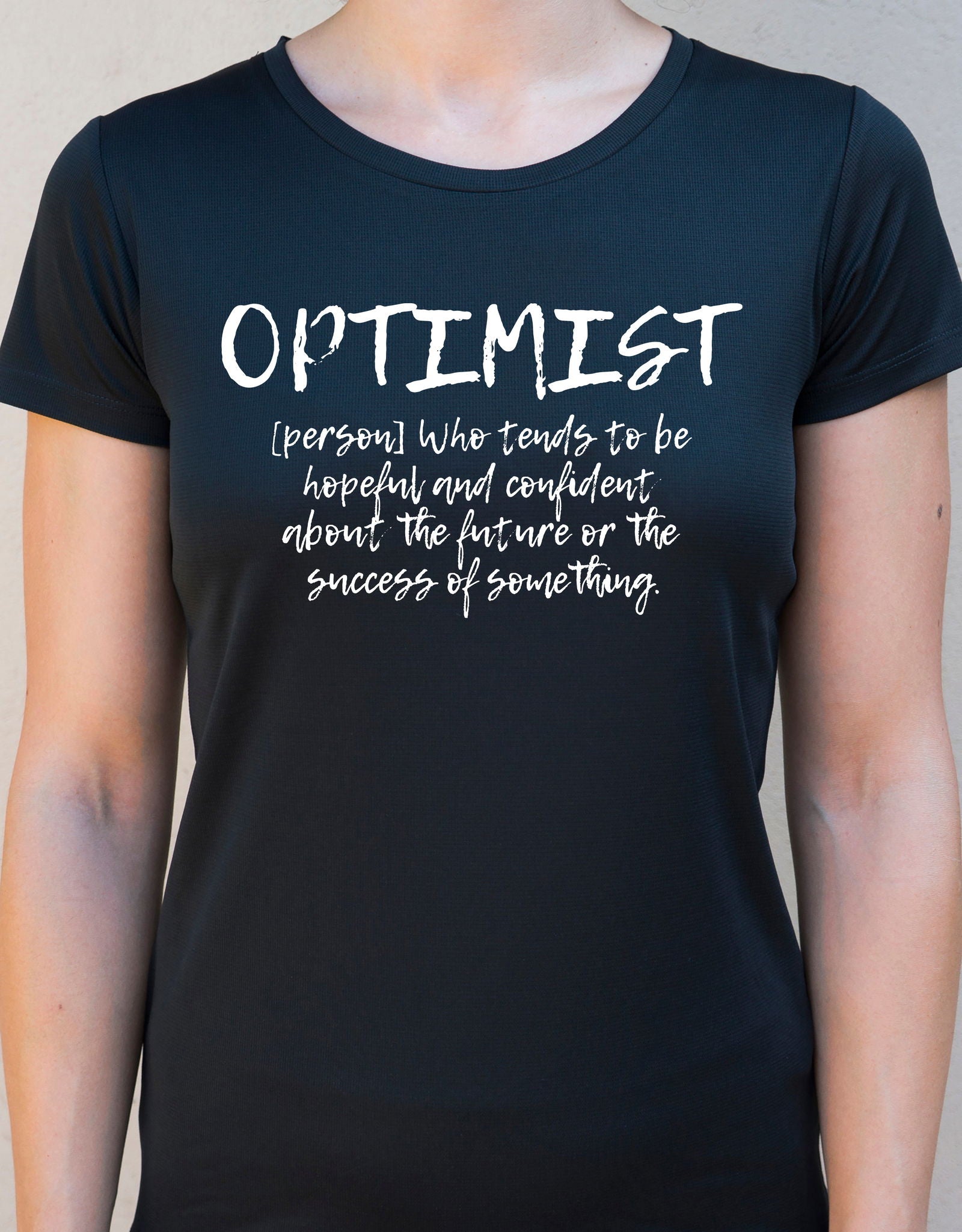 Camiseta OPTIMISTA ♀ sport - Motquo