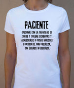 Camiseta PACIENTE ♀ - Motquo