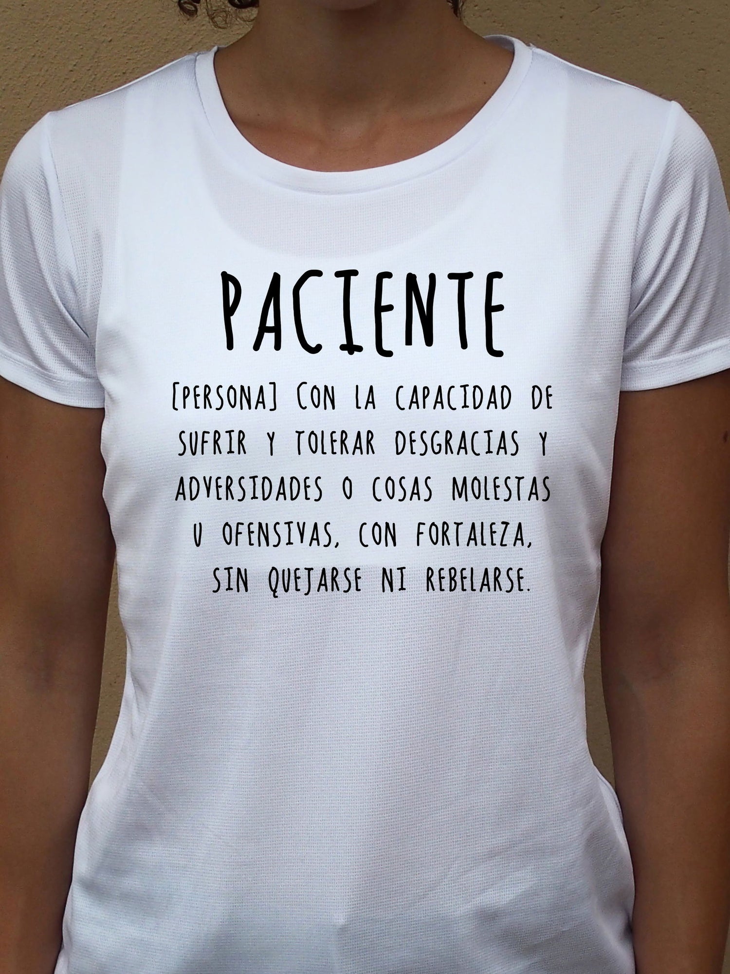 Camiseta PACIENTE ♀ sport - Motquo